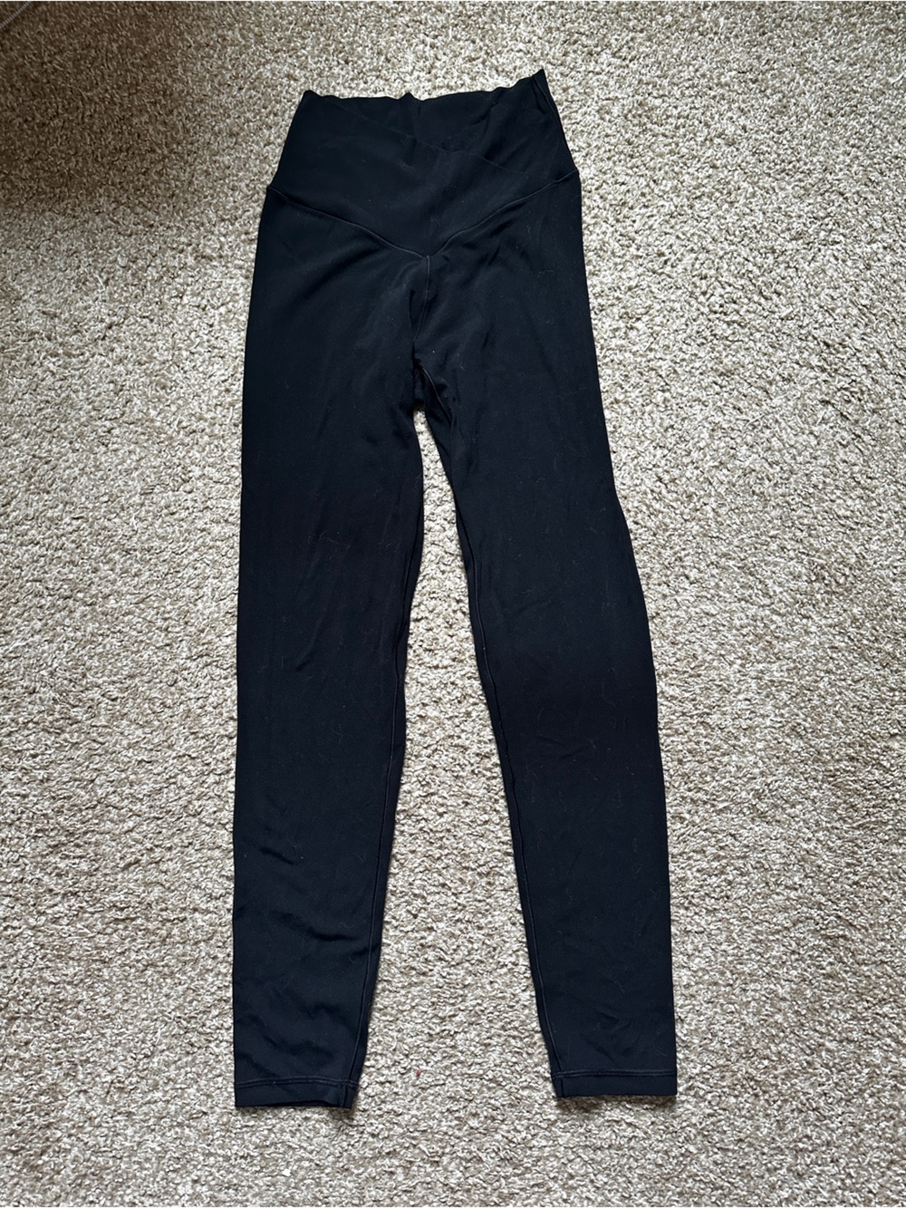 aerie Black High-Rise Crossover Leggings